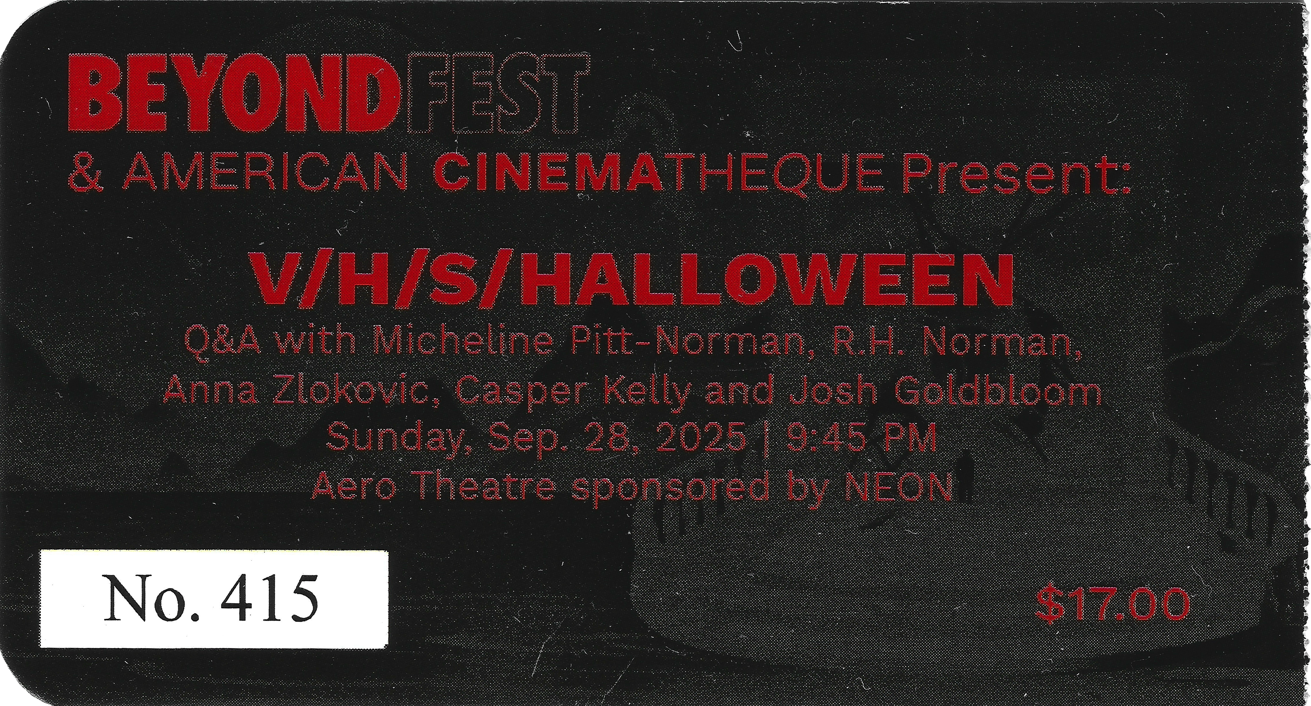 VHS-Halloween